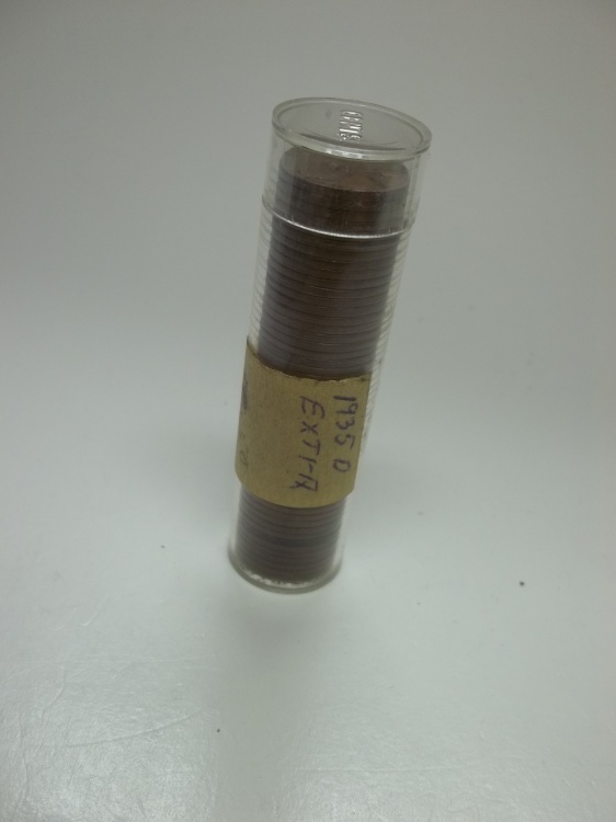 lot 249 image: Tube of 1935 D Pennies