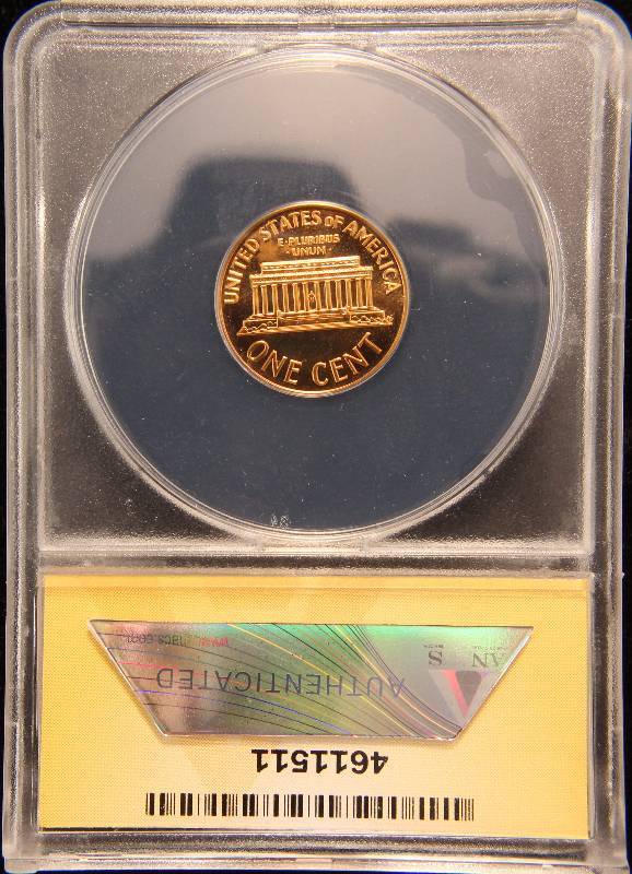 1961 PROOF LINCOLN MEMORIAL CENT PF67 RED ANACS