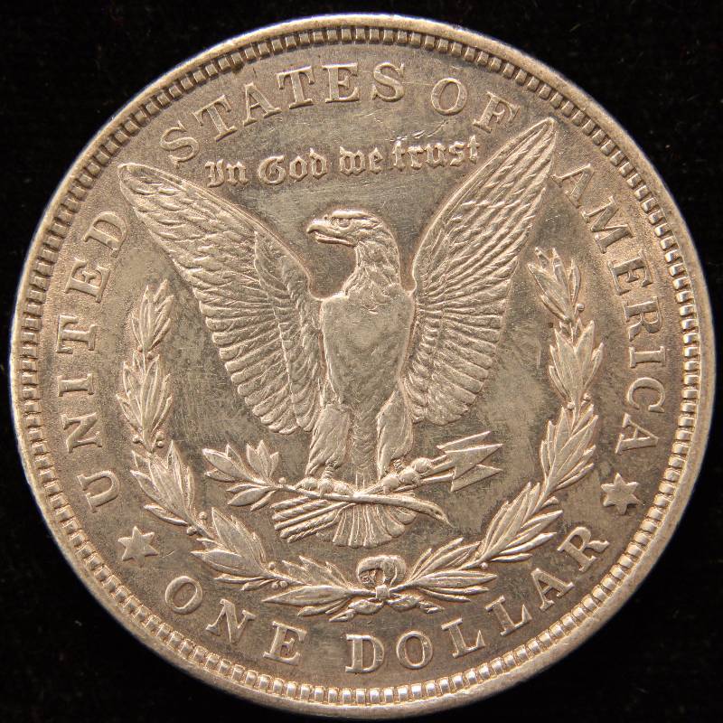 1921 MORGAN SILVER DOLLAR UNC DETAILS CLEANED