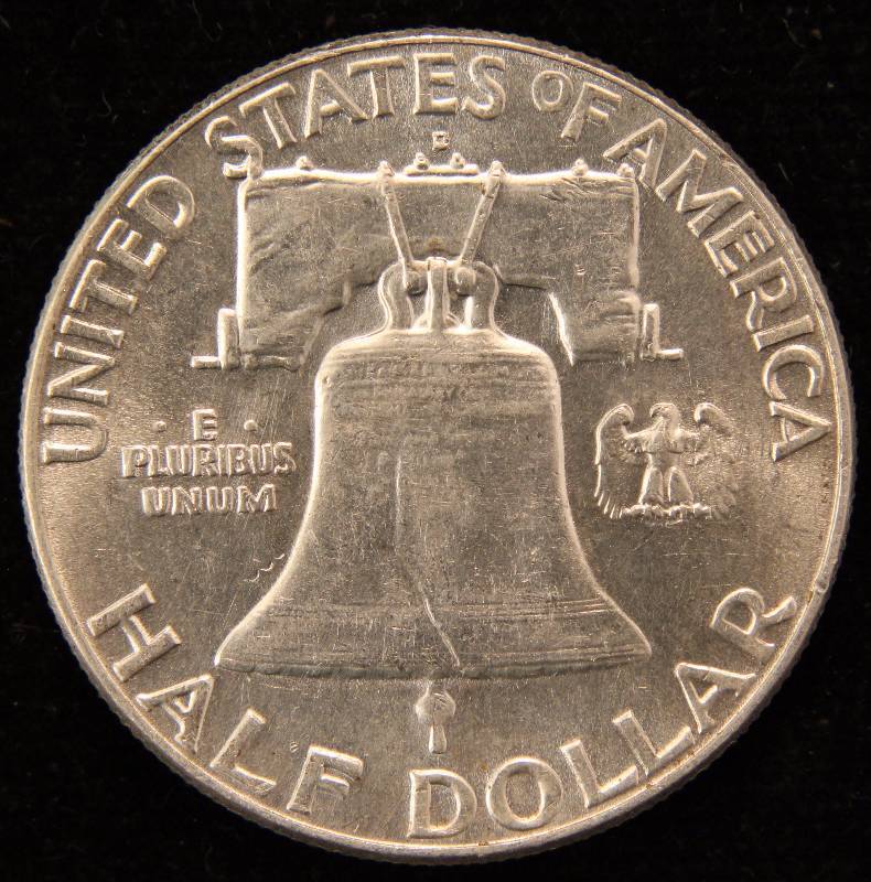 1961-D FRANKLIN SILVER HALF DOLLAR BU-UNC