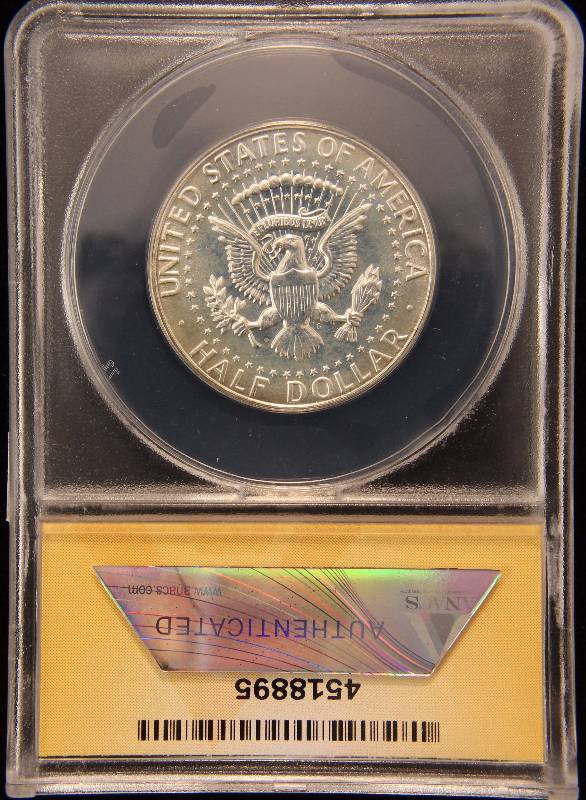 1966 KENNEDY SMS (SPECIAL MINT SET) 40% SILVER HALF DOLLAR SP67 ANACS