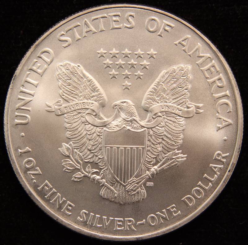 2003 AMERICAN SILVER EAGLE 1 TROY OZ. .999 FINE SILVER DOLLAR
