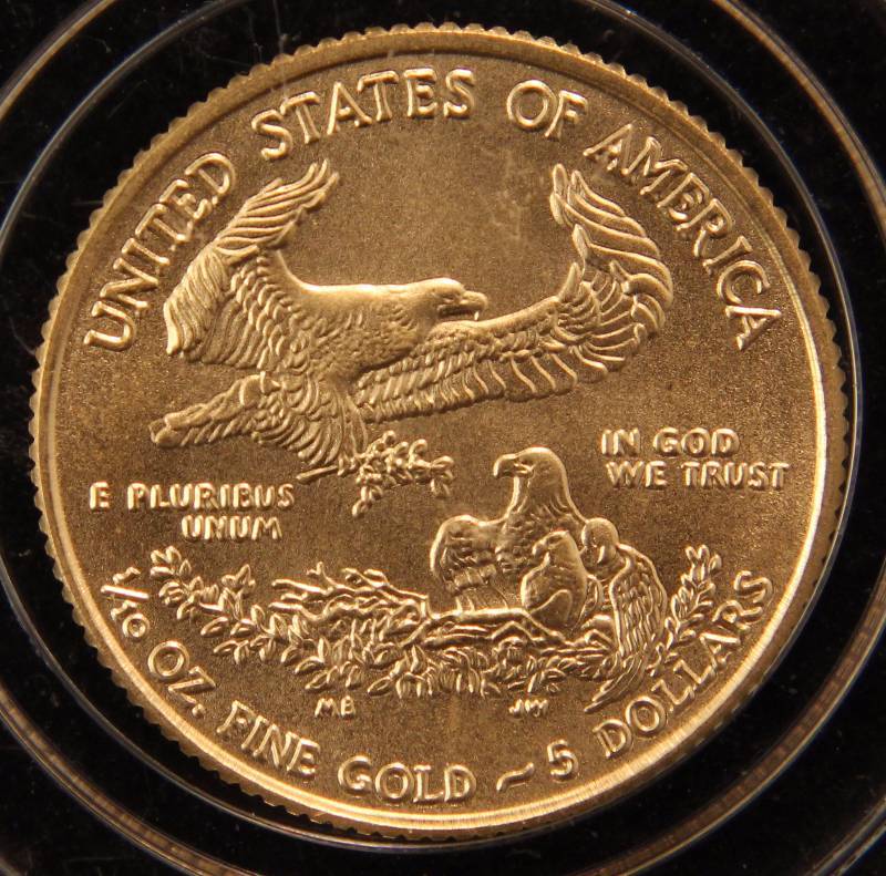 110th OZ. .999 FINE GOLD 2016 AMERICAN GOLD EAGLE IN AIRTITE HOLDER