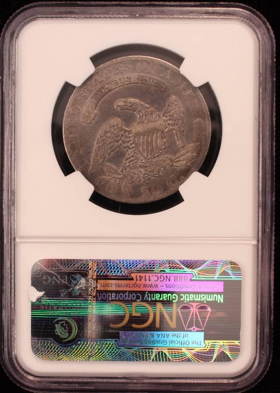 1832 BUST SILVER HALF DOLLAR VF25 NGC