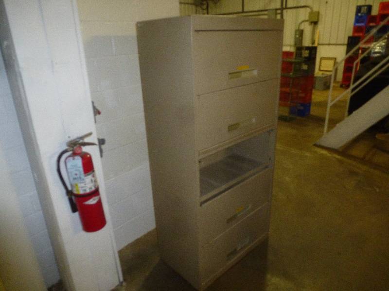 Steel File Cabinet TAN wide