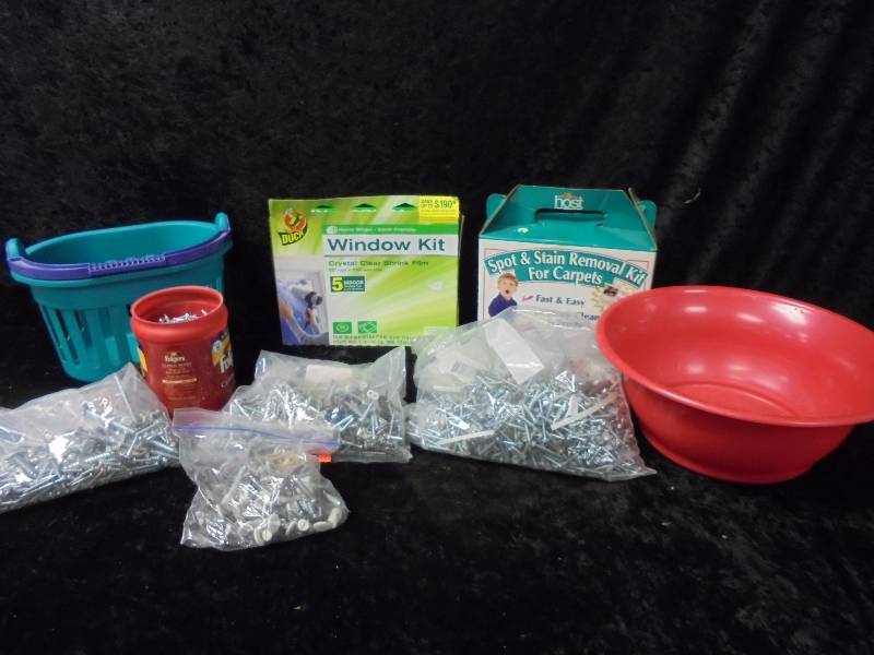 lot 90 image: Lot - Hexhead Screws, Hardware, Window Kit, etc