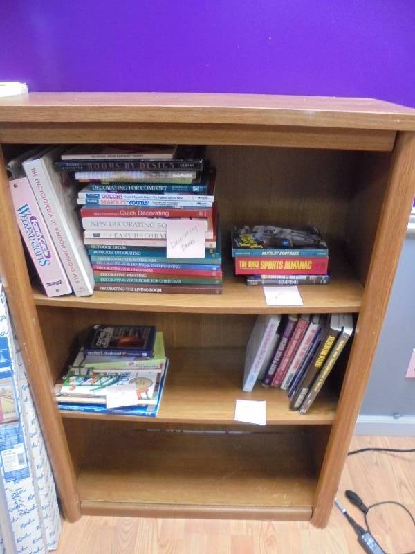 lot 135 image: Bookcase (45x31x13) with Misc Books