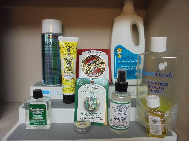lot 147 image: Lot - Misc Watkins (shelf display not included)