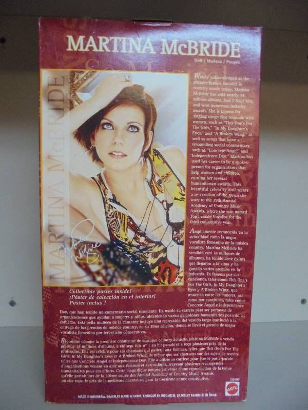 lot 153 image: Martina McBride Barbie