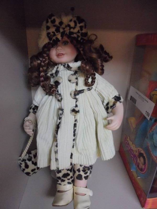 lot 160 image: Porcelain Doll