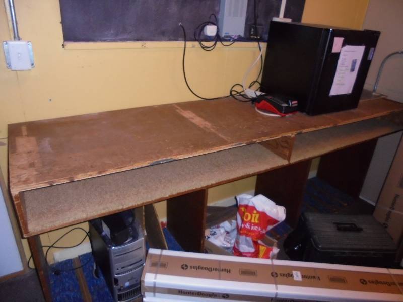 lot 188 image: Handmade Workbench, 36x96x24, (content not included)