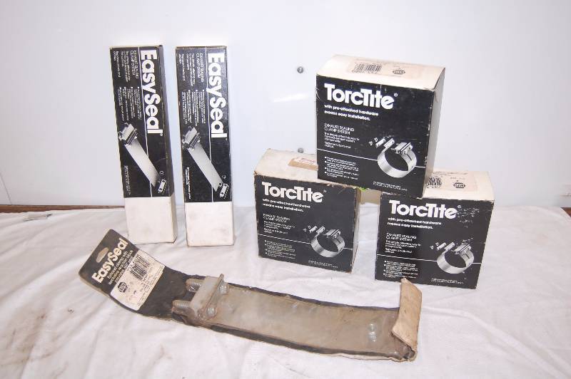 lot 35 image: Exauhst Straps and Clamps