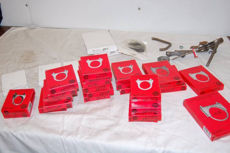 lot 43 image: Exauhst Clamp Kit and Parts