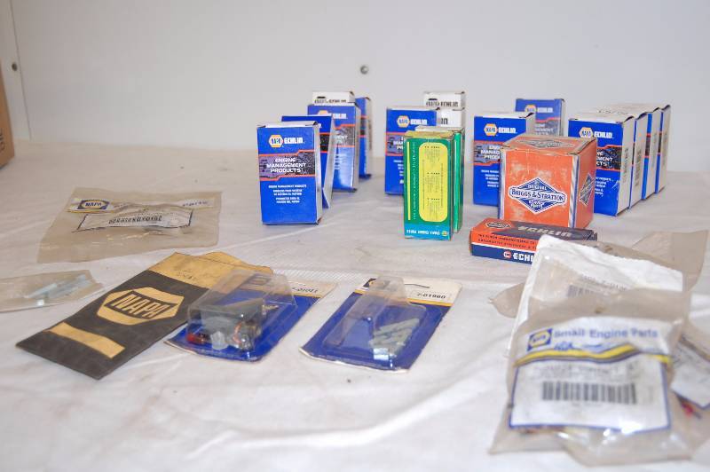 lot 63 image: Small Engine Parts and Condensor Sets