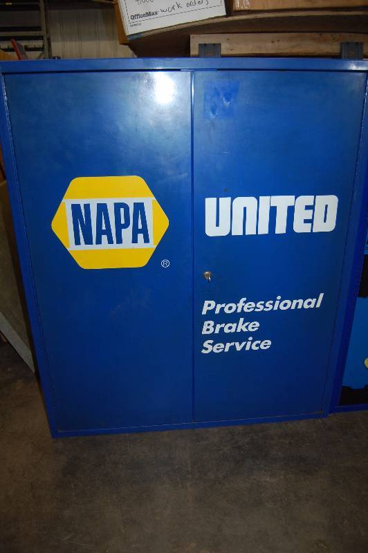 lot 115 image: Steel NAPA Cabinet