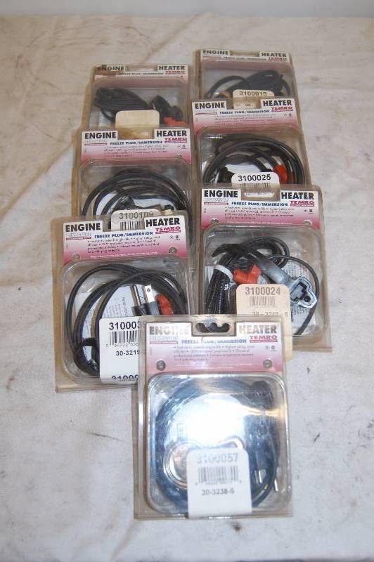 lot 165 image: Engine Frost Plug Heaters