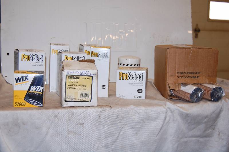 lot 229 image: Oil Filters and Filter Cap