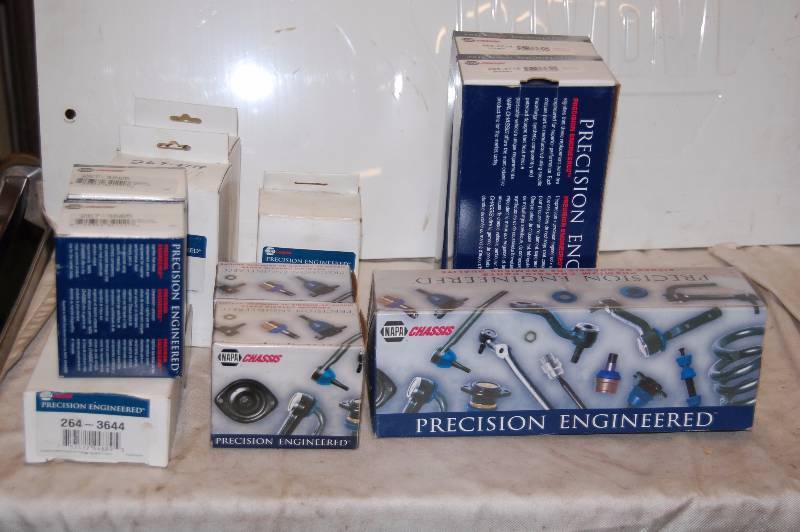 lot 244 image: NAPA Chassis Tie Rods, Hardware Kits, and Stabilizer Bar Bushings