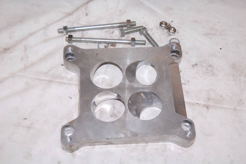 lot 359 image: Aluminum 4 Barrel Carburetor Spacer