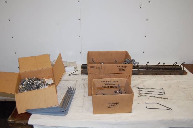 lot 409 image: Shelving, Hooks and Racks