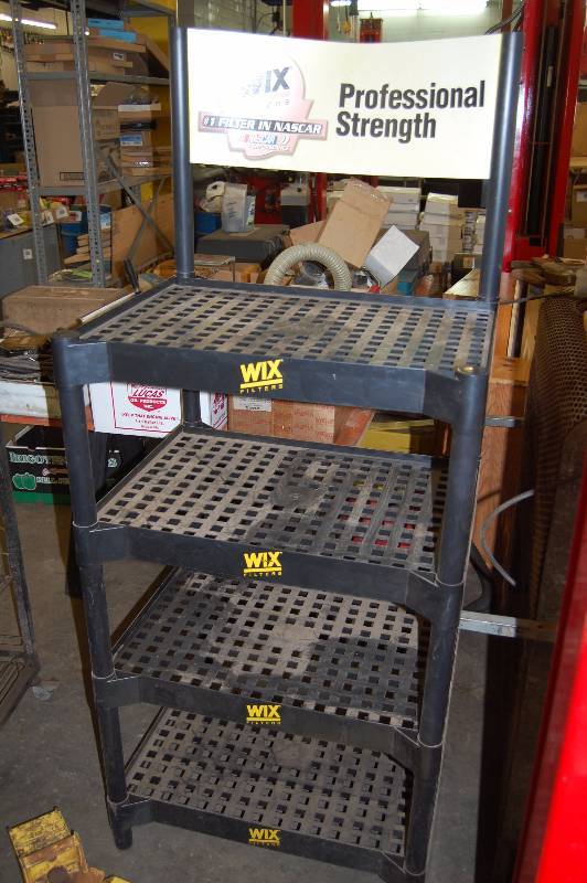 lot 471 image: Wix Filters Parts Shelf