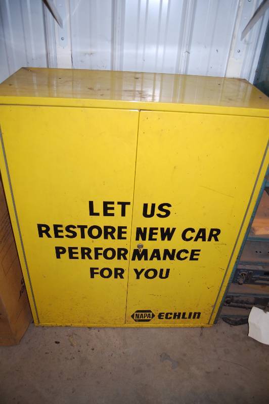 lot 504 image: Steel Napa Cabinet