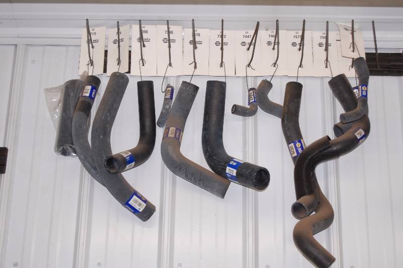 lot 519 image: Radiator Hoses and Hanging Rack