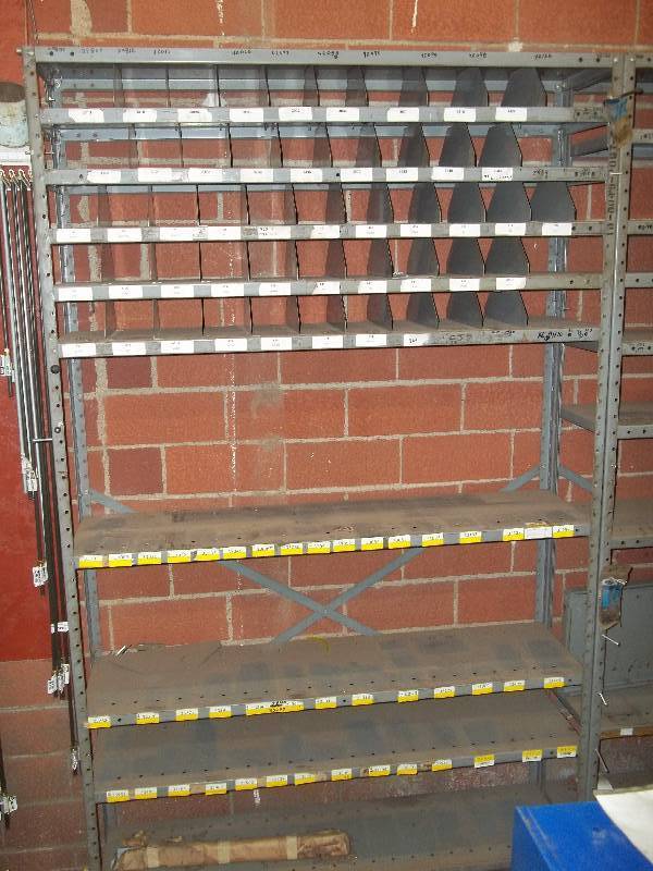 lot 628 image: Metal Shelving