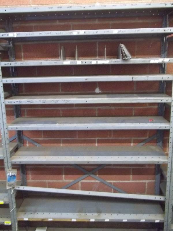 lot 627 image: Metal Shelving