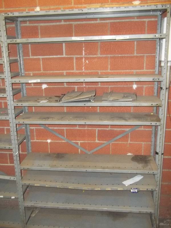 lot 626 image: Metal Shelving