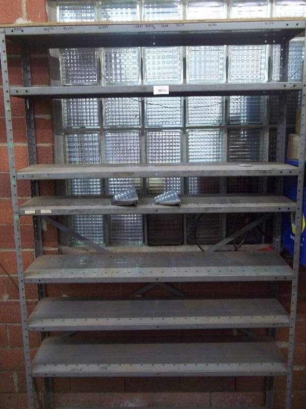 lot 625 image: Metal Shelving