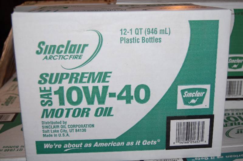 lot 703 image: 2 Cases of 10W-40 Supreme Engine Oil