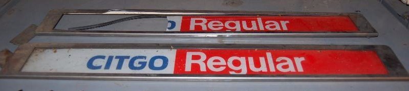 lot 848 image: Citgo Gas Pump Inserts