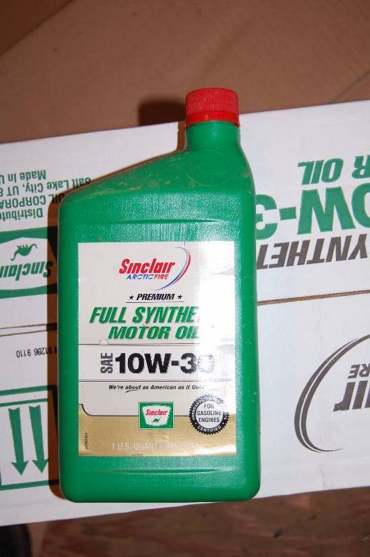 lot 693 image: 2 Cases and 2 Bottles of Full Synthetic 10W-30 Engine Oil