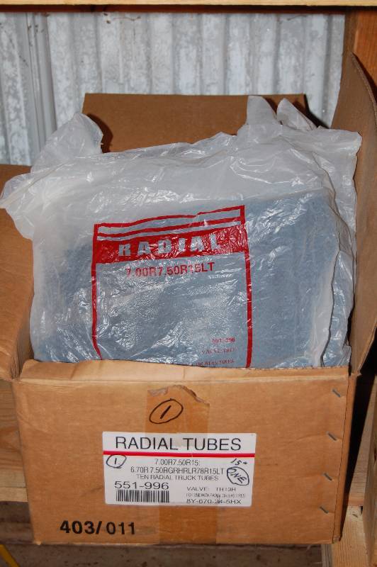 lot 1062 image: Radial Truck Tubes