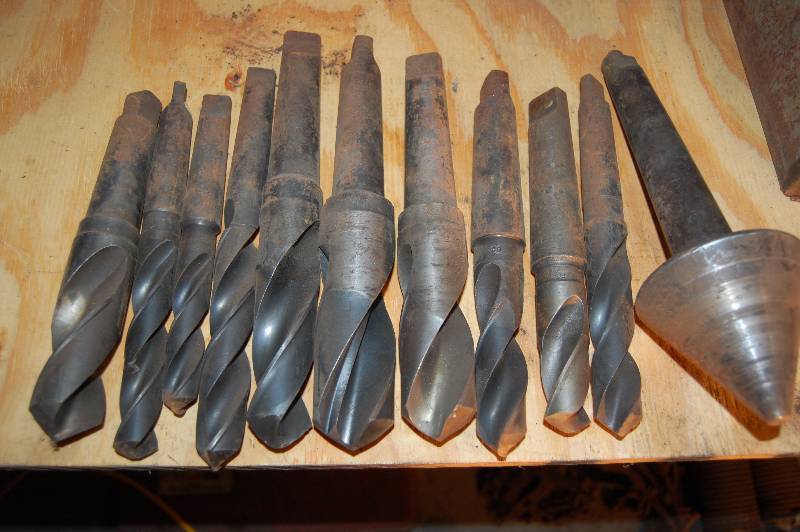 lot 1177 image: Extra Large Diameter Drill Bits