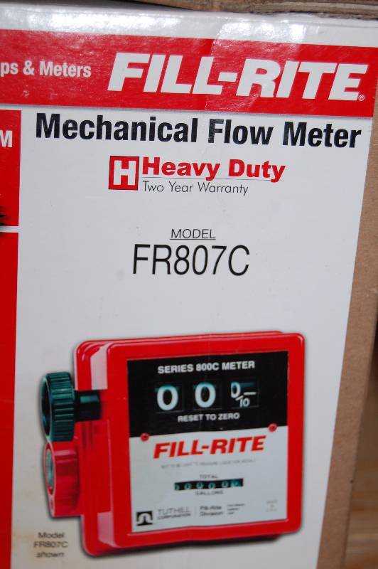 lot 1180 image: Heavy Duty Mechanical Flow Meter