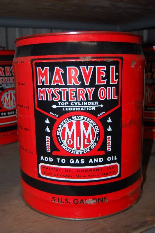 lot 1513 image: Five Gallons Bucket of Marvel Mystery Oil