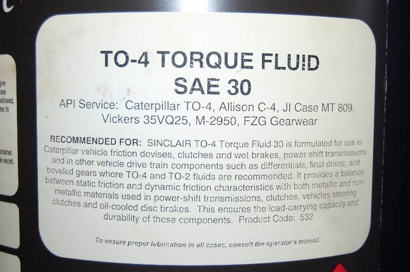 lot 1520 image: Five gallon bucket of TO-4 Torque Fluid SAE-30