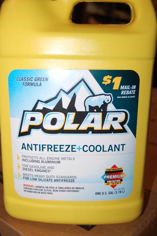 lot 1628 image: One Case of Polar Antifreeze and Coolant