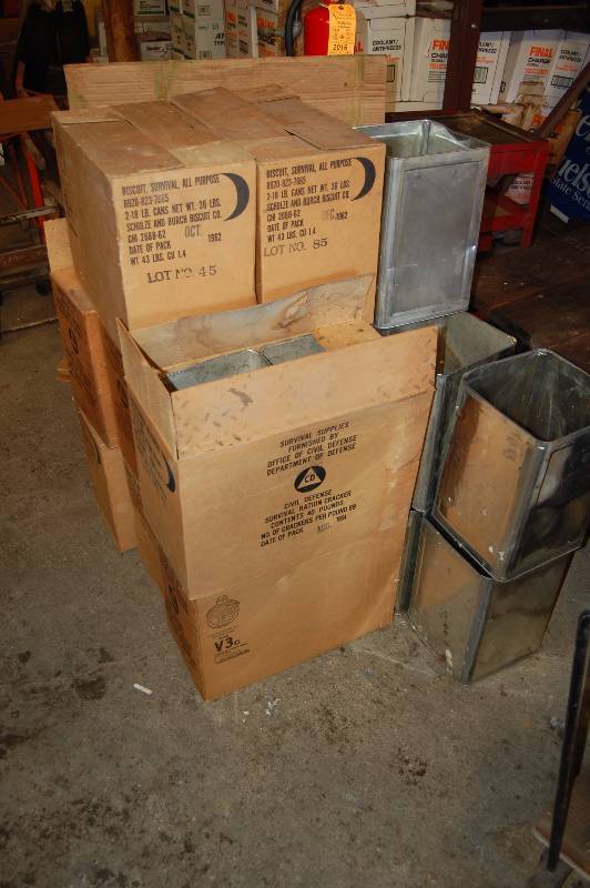 lot 1490 image: Metal Canisters