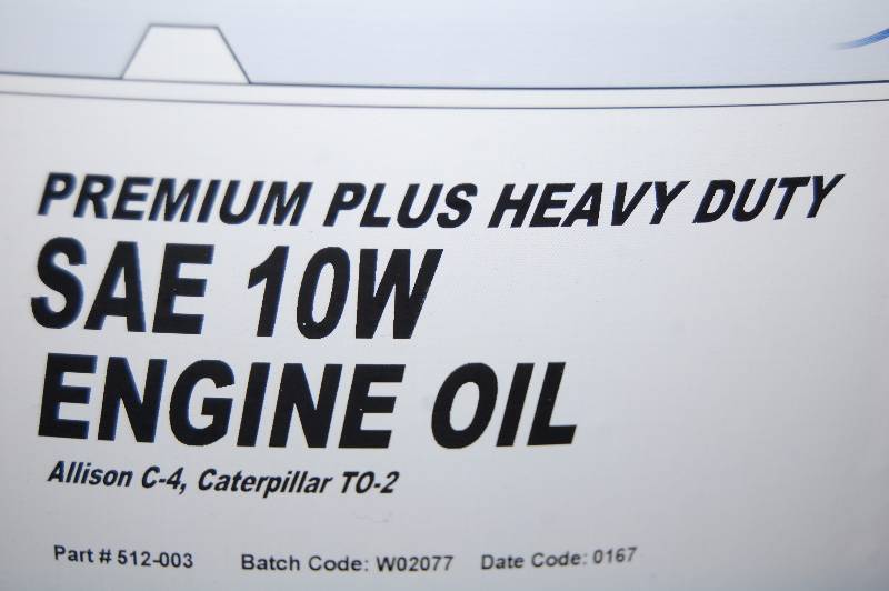 lot 1696 image: 55 Gallon Drum of Premium Plus Heavy Duty SAE 10W Engine Oil
