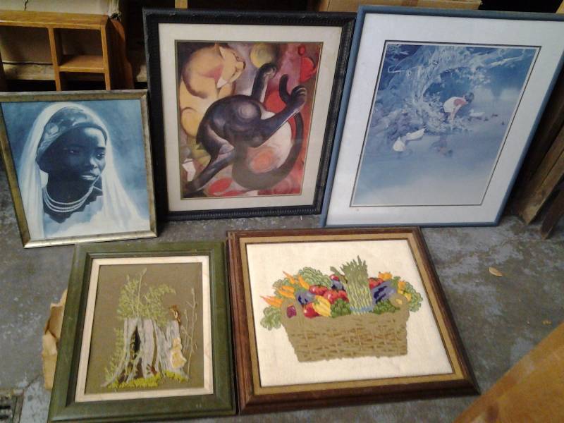 lot 43 image: 5 Assorted Prints, Frames-Approx. 30x25