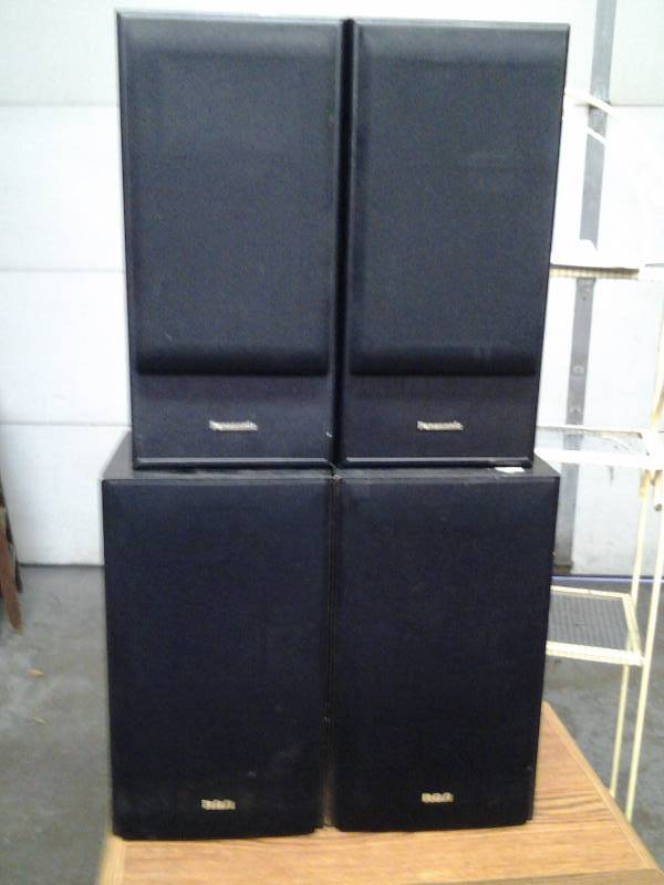 lot 45 image: 2 Pair Speakers RCA, Panasonic