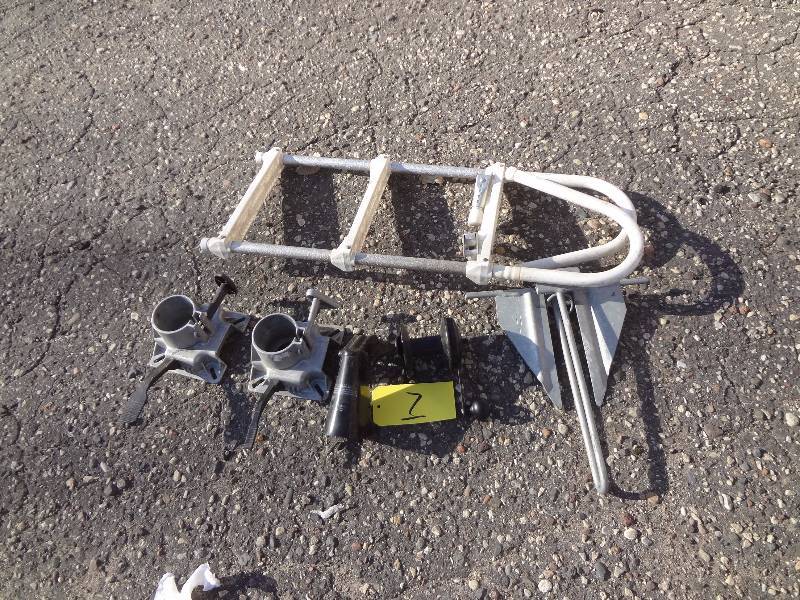 lot 7 image: Boat anchor, Winch Parts, Seat Anchors