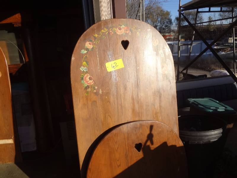 lot 62 image: Wooden Bed