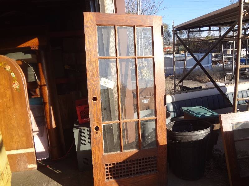 lot 63 image: Large Old Wooden Door