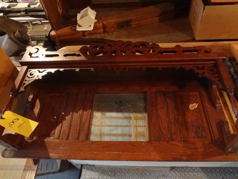 lot 81 image: Very Cool Ornate Wood Piece