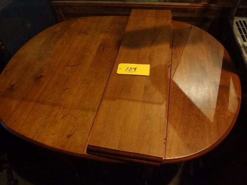 lot 104 image: Wood Table
