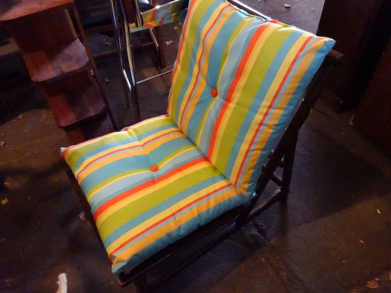 lot 124 image: Bright Bamboo Chair